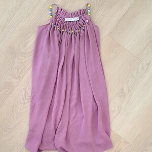 Stella McCartney Mauve Kids Dress with Colorful Accents
